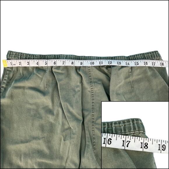 Mountain Lake Green Work Pants Size Large Khaki Green 100% Cotton - Picture 13 of 16